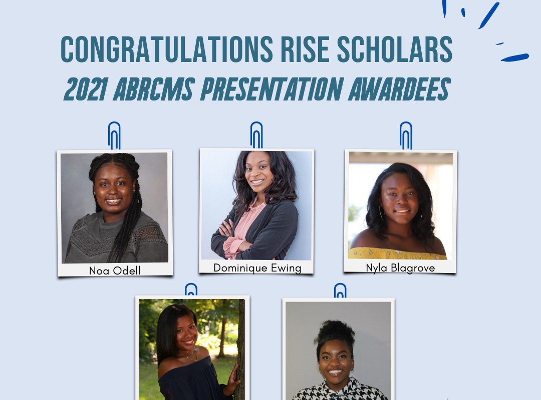 Congratulations 2021 ABRCMS Presentation Awardees!